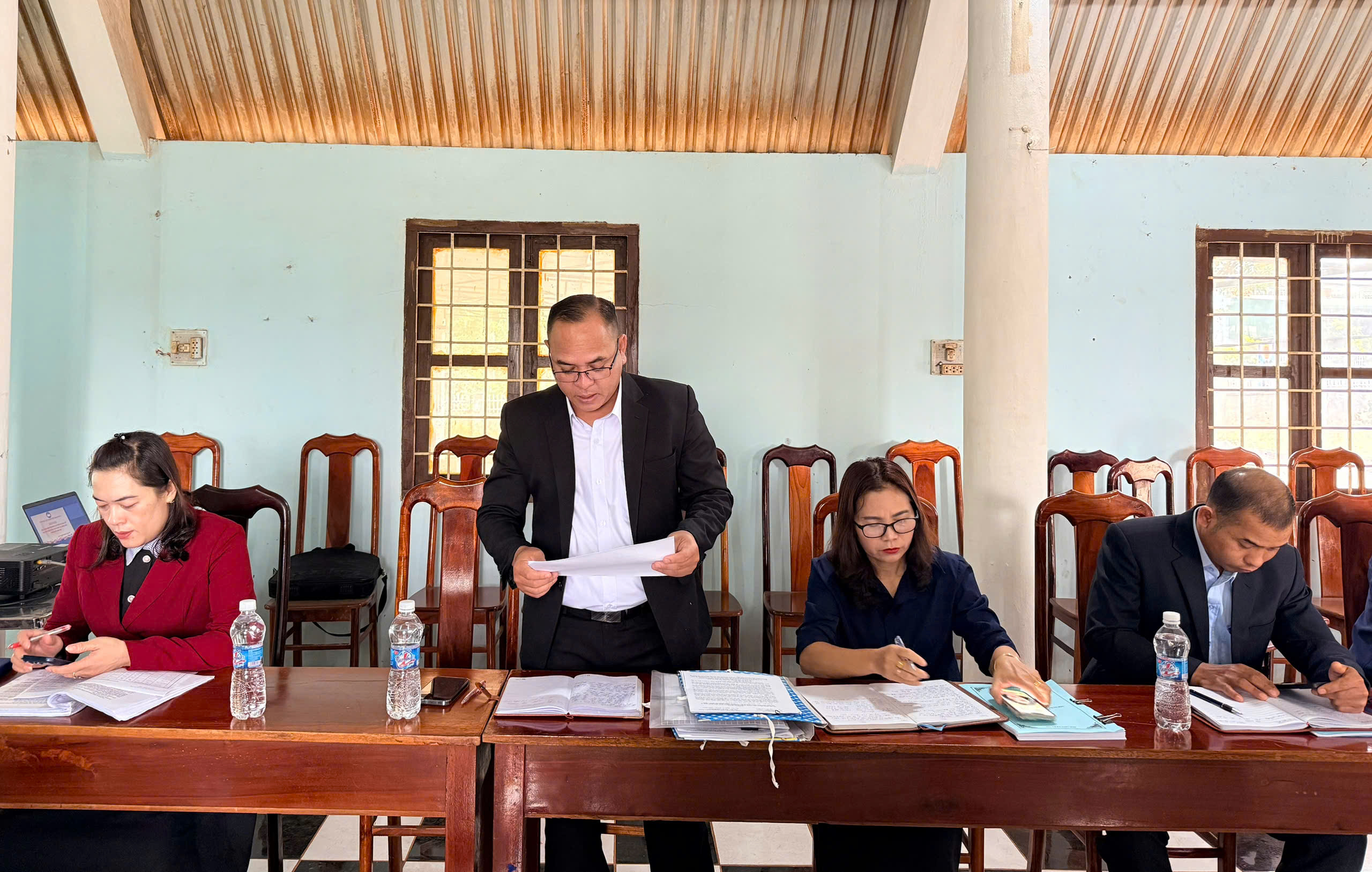 Uỷ ban MTTQ Việt Nam xã Ea Tul tổ chức hội nghị hiệp thương lần thứ Hai