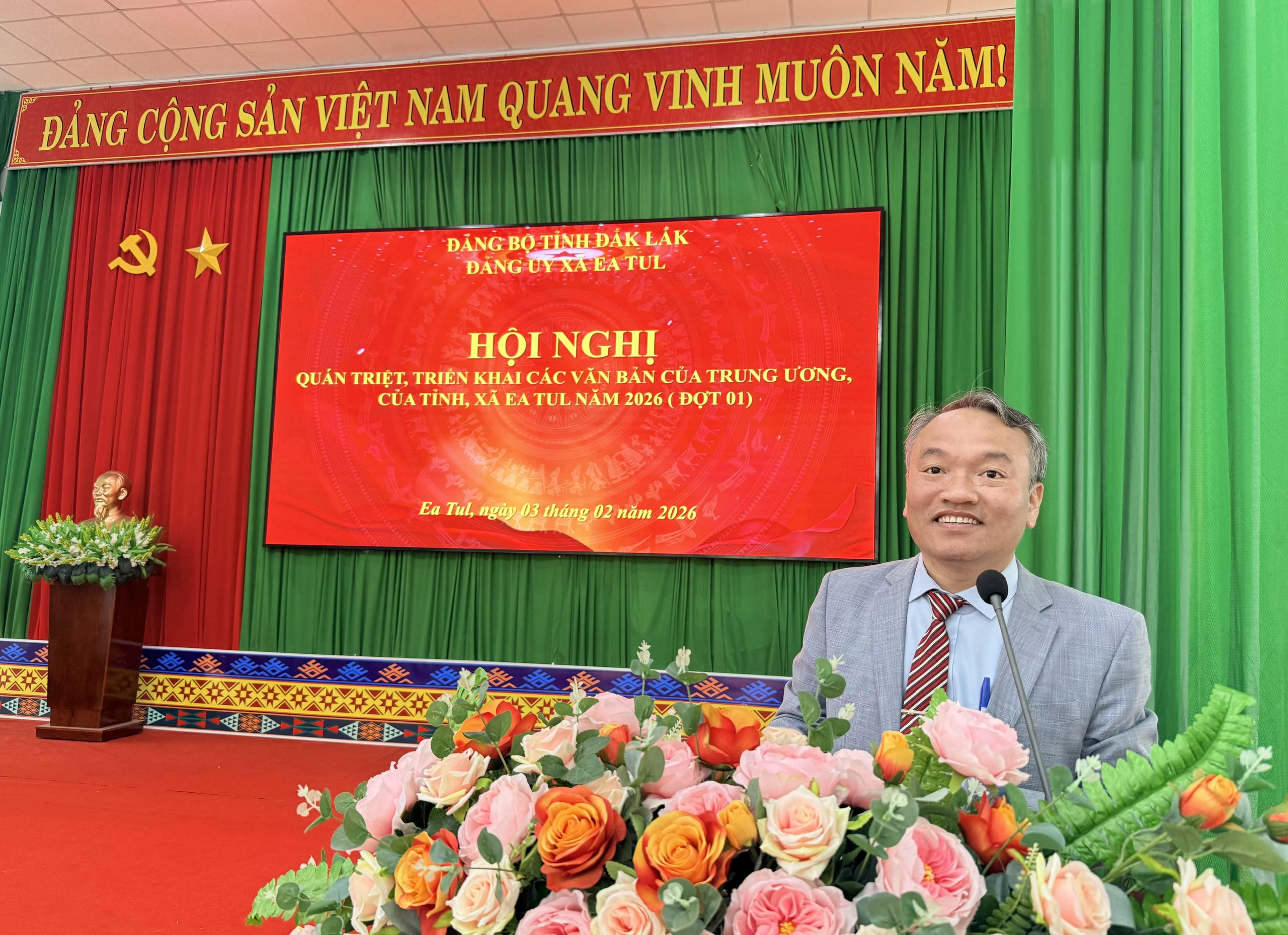 Xã Ea Tul quán triệt, tuyên truyền các văn bản của Trung ương, Tỉnh ủy